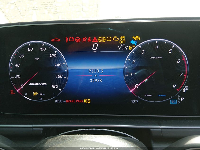 2025 Mercedes-benz Amg gle coupe VIN 4JGFD6BB6SB288142 IAAI salvage auction — LEFT SIDE, Salvage Title, sold $52,250 on 2026-08-24 (photo 7)