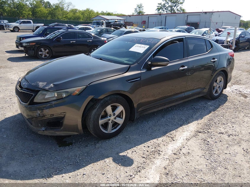 2015 Kia Optima VIN 5XXGM4A79FG355911 IAAI salvage auction — FRONT END, Salvage (Kentucky), sold $475 on 2026-07-22 (photo 2)