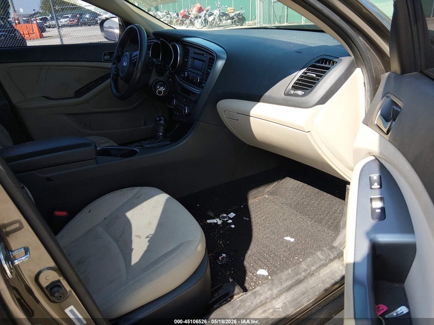 2015 Kia Optima VIN 5XXGM4A79FG355911 IAAI salvage auction — FRONT END, Salvage (Kentucky), sold $475 on 2026-07-22 (photo 5)