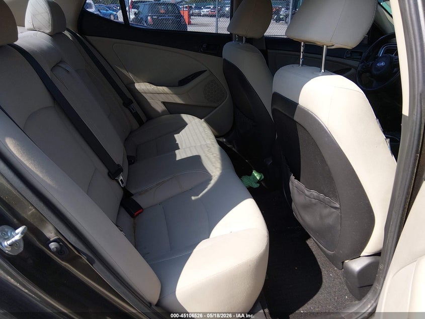 2015 Kia Optima VIN 5XXGM4A79FG355911 IAAI salvage auction — FRONT END, Salvage (Kentucky), sold $475 on 2026-07-22 (photo 8)