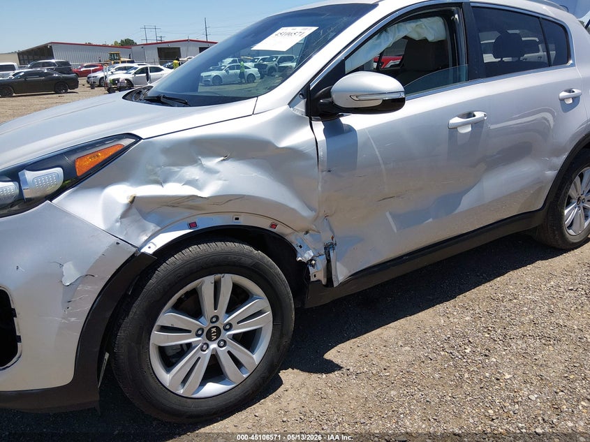 2018 Kia Sportage VIN KNDPM3AC5J7362296 IAAI salvage auction — LEFT SIDE, Salvage (Louisiana), sold $2,900 on 2026-07-08 (photo 6)