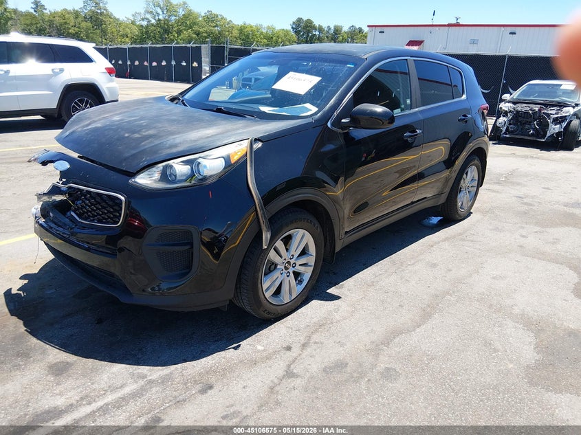 2019 Kia Sportage VIN KNDPM3AC2K7583498 IAAI salvage auction — RIGHT FRONT, Salvage (South Carolina), sold $1,900 on 2026-07-10 (photo 2)