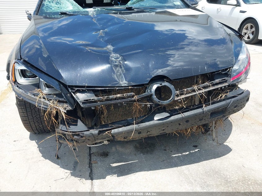 2017 Volkswagen Golf gti VIN 3VW447AUXHM051916 IAAI salvage auction — FRONT & REAR, Rebuildable (Florida), sold $800 on 2026-07-26 (photo 6)