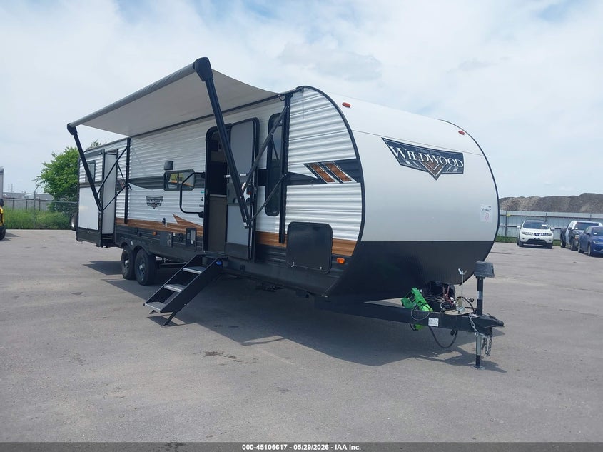 2023 Forest river 31kqbts wildwood VIN 4X4TWDG25P8810482 IAAI salvage auction — ALL OVER, Salvage (Texas), sold $13,850 on 2026-07-15 (photo 1)