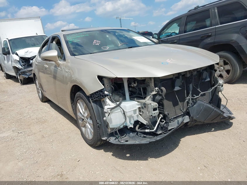 2014 Lexus ES VIN JTHBW1GG7E2058049 IAAI salvage auction — FRONT END, Salvage (Texas), sold $2,850 on 2026-07-13 (photo 1)