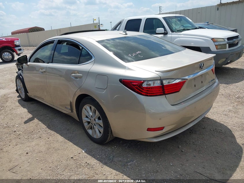 2014 Lexus ES VIN JTHBW1GG7E2058049 IAAI salvage auction — FRONT END, Salvage (Texas), sold $2,850 on 2026-07-13 (photo 3)