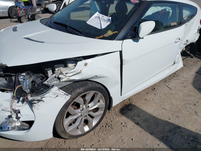 2013 Hyundai Veloster VIN KMHTC6AD1DU149231 IAAI salvage auction — FRONT END, Salvage (North Carolina), sold $475 on 2026-07-17 (photo 6)