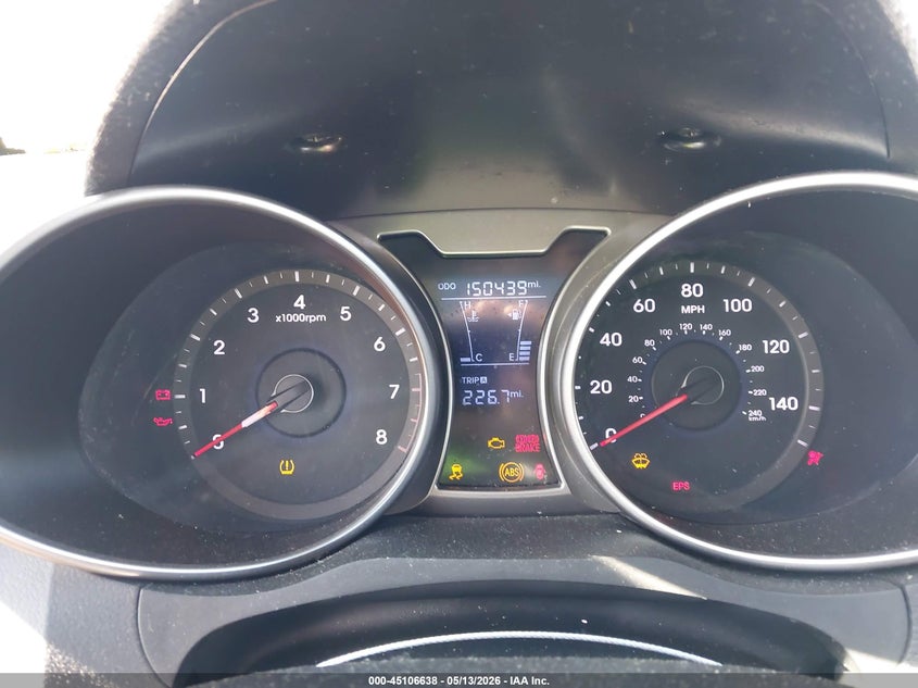 2013 Hyundai Veloster VIN KMHTC6AD1DU149231 IAAI salvage auction — FRONT END, Salvage (North Carolina), sold $475 on 2026-07-17 (photo 7)