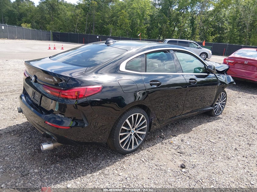 2021 BMW 2er VIN WBA53AK08M7H85364 IAAI salvage auction — FRONT END, Salvage (South Carolina), sold $1,300 on 2026-07-08 (photo 4)