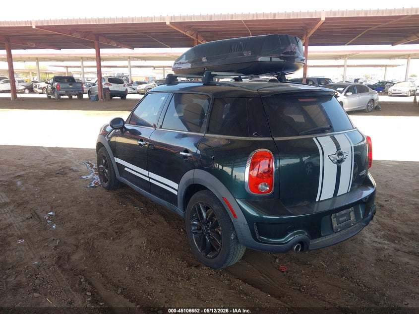 2012 Mini VIN WMWZC3C56CWL85943 IAAI salvage auction — NORMAL WEAR, Clear-Dealer Only (Arizona), sold $475 on 2026-07-28 (photo 3)