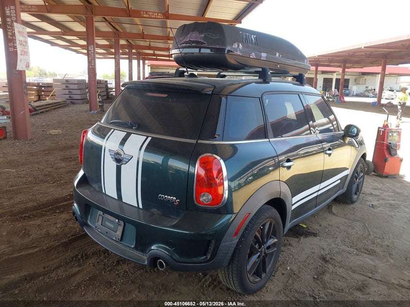 2012 Mini VIN WMWZC3C56CWL85943 IAAI salvage auction — NORMAL WEAR, Clear-Dealer Only (Arizona), sold $475 on 2026-07-28 (photo 4)
