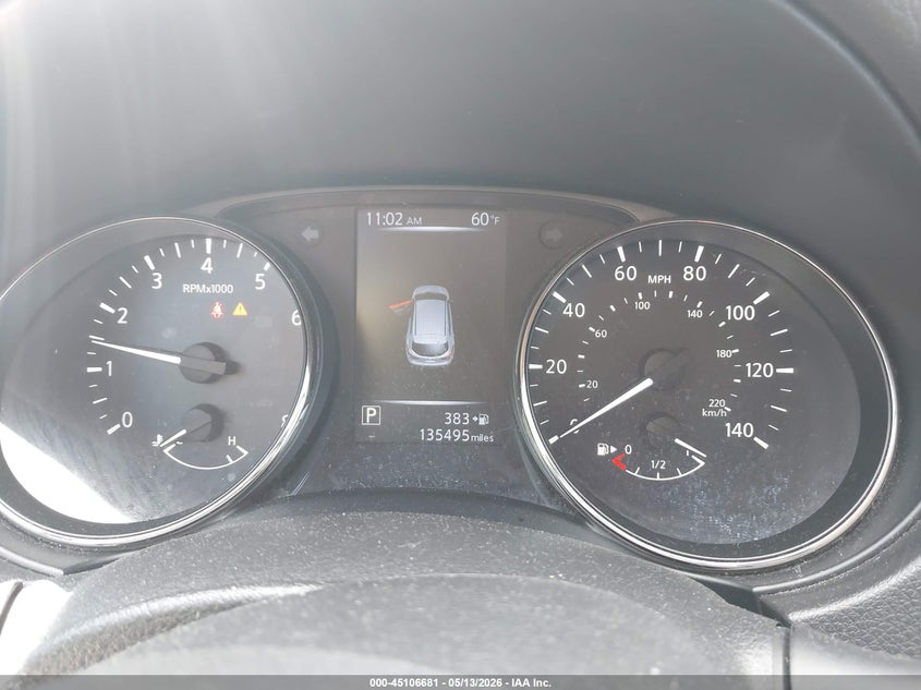 2017 Nissan Rogue VIN JN1BJ1CR6HW126607 IAAI salvage auction — REAR END, Salvage (Georgia), sold $1,350 on 2026-07-10 (photo 7)