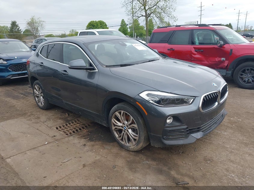2020 BMW X2 VIN WBXYJ1C07L5R76921 IAAI salvage auction — RIGHT SIDE, Clear (Michigan), sold $8,450 on 2026-07-09 (photo 1)