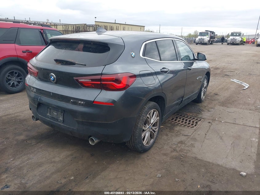2020 BMW X2 VIN WBXYJ1C07L5R76921 IAAI salvage auction — RIGHT SIDE, Clear (Michigan), sold $8,450 on 2026-07-09 (photo 4)