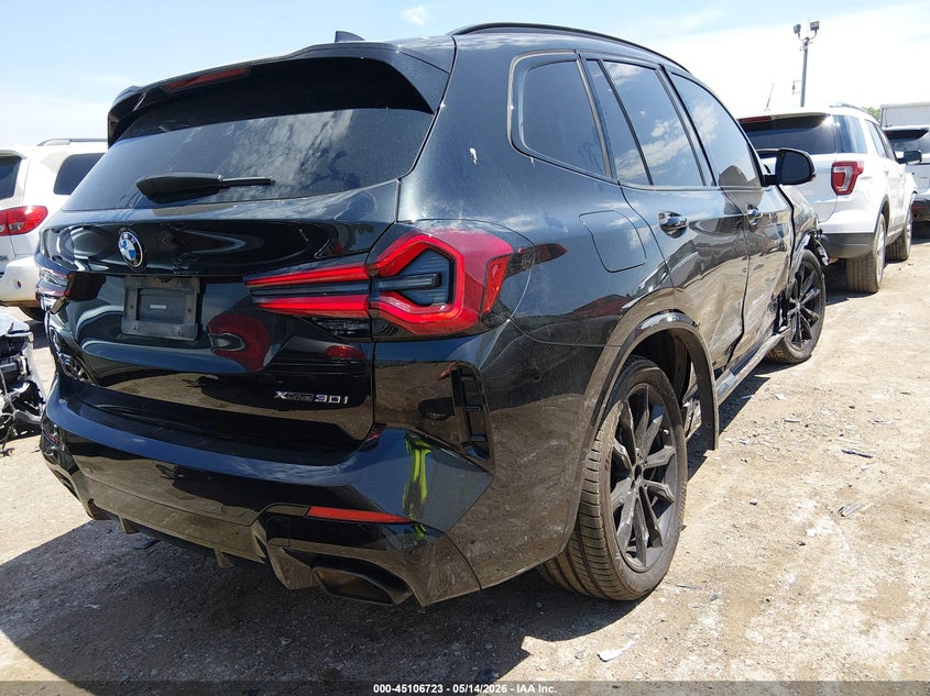 2023 BMW X3 VIN 5UX53DP08P9S81480 IAAI salvage auction — FRONT END, Junk (Oklahoma), sold $14,950 on 2026-07-15 (photo 4)