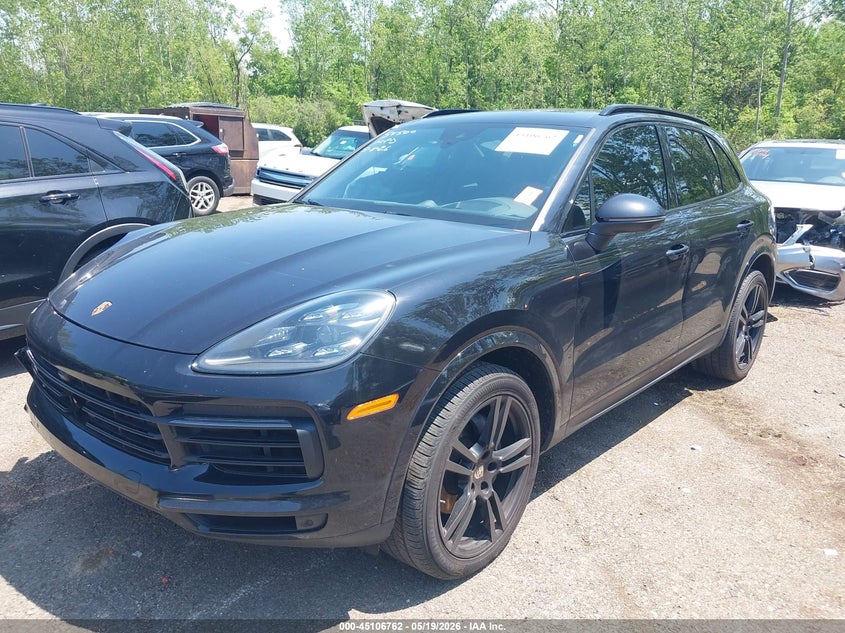 2019 Porsche Cayenne VIN WP1AA2AY4KDA11725 IAAI salvage auction — RIGHT FRONT, Wait Title, sold $9,300 on 2026-09-05 (photo 2)