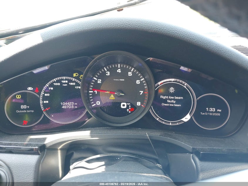 2019 Porsche Cayenne VIN WP1AA2AY4KDA11725 IAAI salvage auction — RIGHT FRONT, Wait Title, sold $9,300 on 2026-09-05 (photo 7)