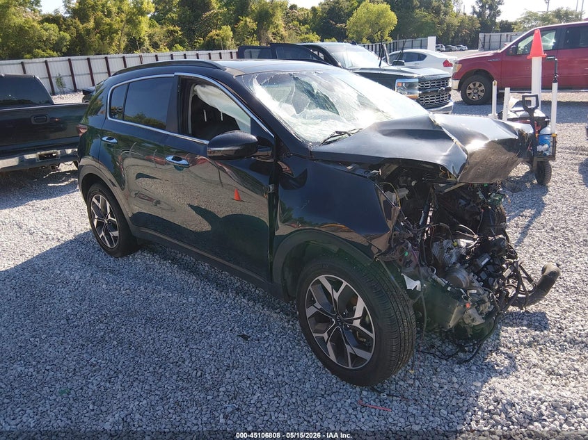 2022 Kia Sportage VIN KNDPN3AC8N7950146 IAAI salvage auction — ALL OVER, Rebuildable (Florida), sold $600 on 2026-07-23 (photo 1)