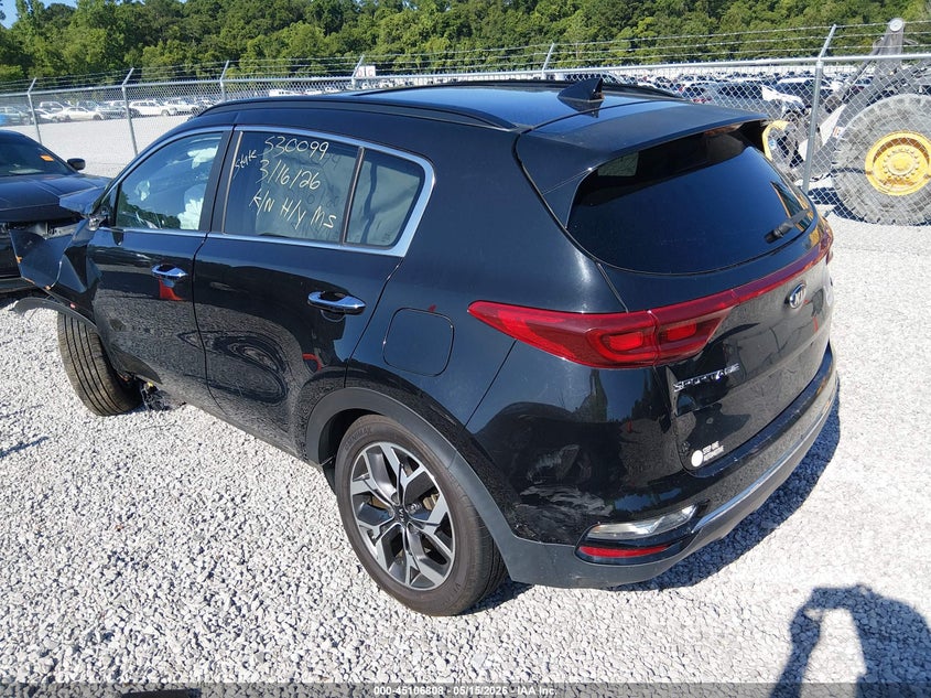 2022 Kia Sportage VIN KNDPN3AC8N7950146 IAAI salvage auction — ALL OVER, Rebuildable (Florida), sold $600 on 2026-07-23 (photo 3)