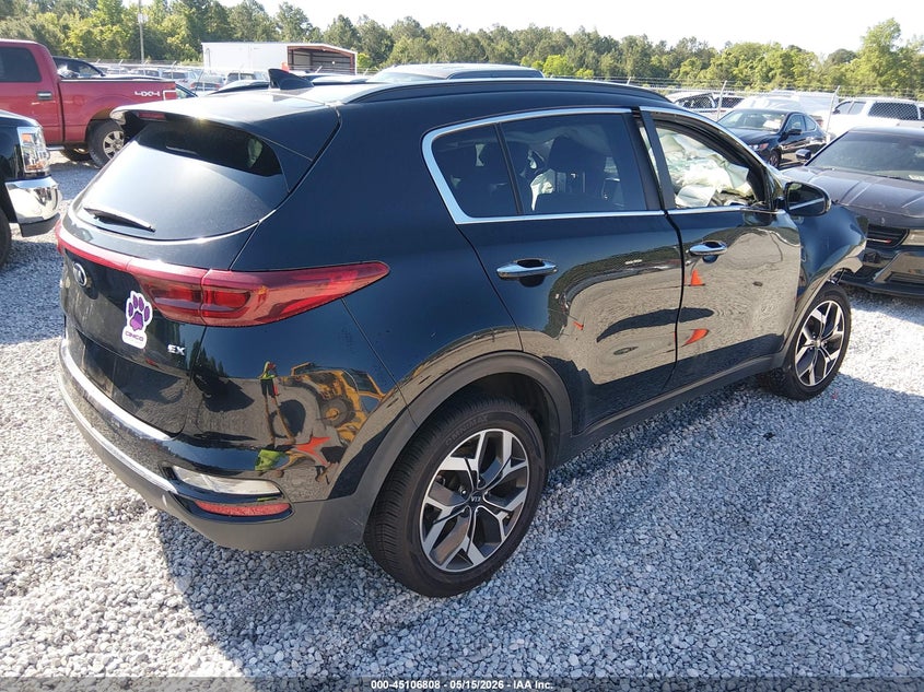 2022 Kia Sportage VIN KNDPN3AC8N7950146 IAAI salvage auction — ALL OVER, Rebuildable (Florida), sold $600 on 2026-07-23 (photo 4)