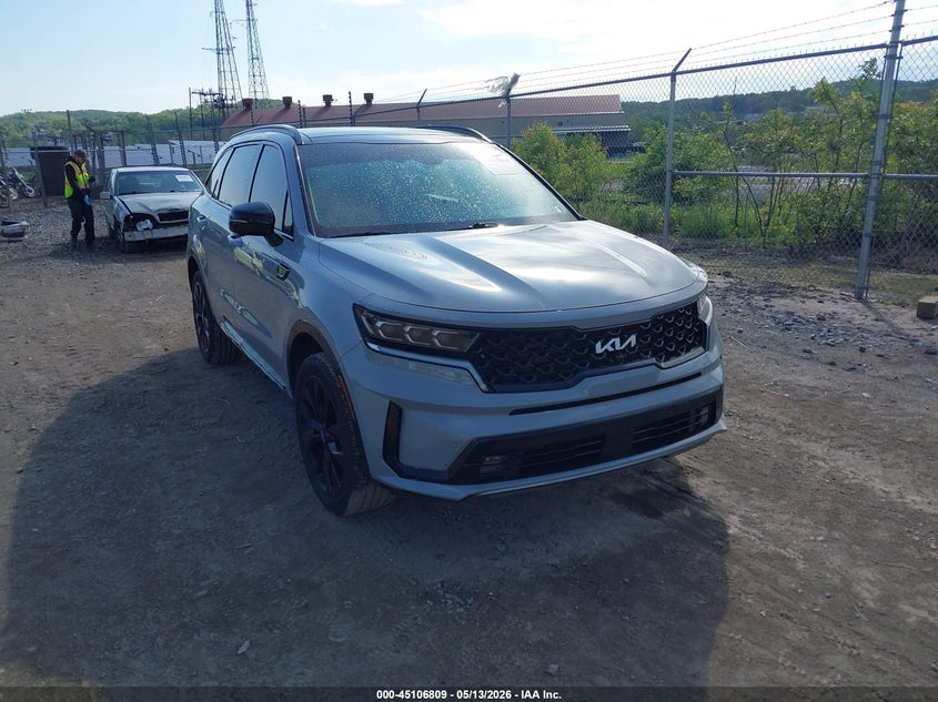 2023 Kia Sorento VIN 5XYRKDLF3PG162329 IAAI salvage auction — LEFT SIDE, Salvage (Pennsylvania), sold $14,500 on 2026-07-14 (photo 1)