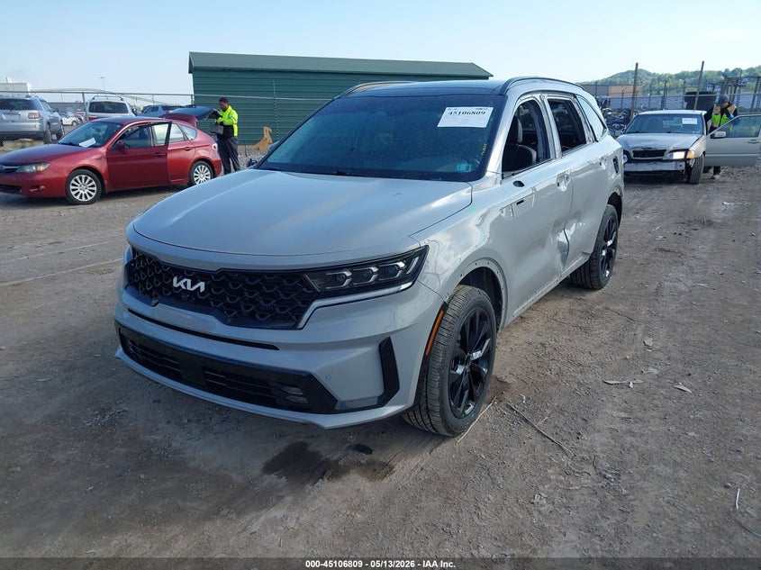 2023 Kia Sorento VIN 5XYRKDLF3PG162329 IAAI salvage auction — LEFT SIDE, Salvage (Pennsylvania), sold $14,500 on 2026-07-14 (photo 2)