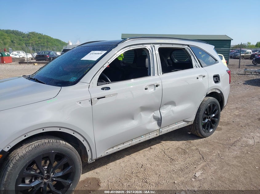 2023 Kia Sorento VIN 5XYRKDLF3PG162329 IAAI salvage auction — LEFT SIDE, Salvage (Pennsylvania), sold $14,500 on 2026-07-14 (photo 6)