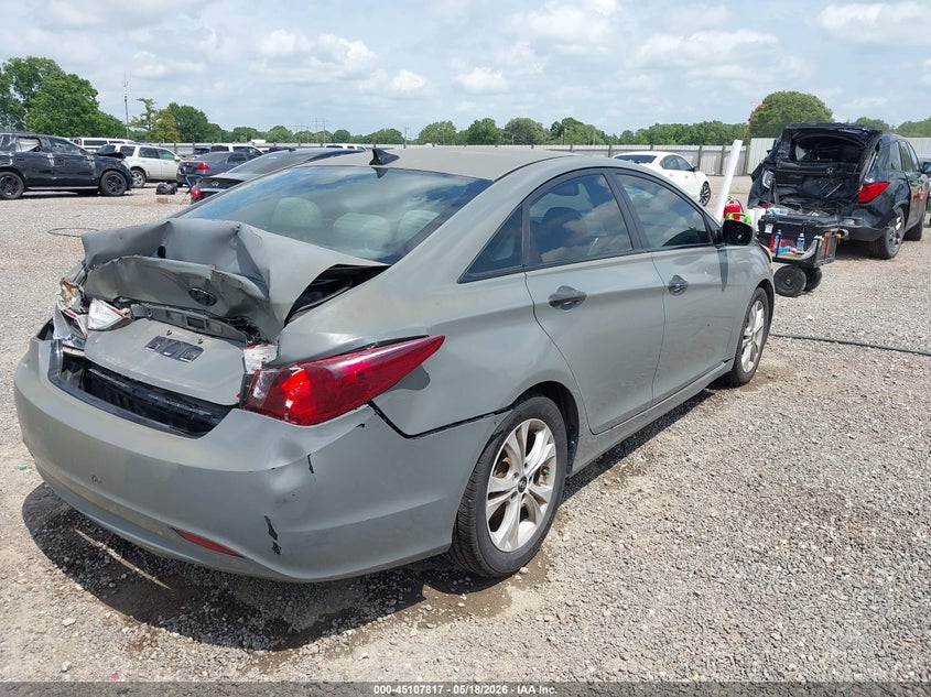 2013 Hyundai Sonata VIN 5NPEC4AC2DH548779 IAAI salvage auction — REAR END, Salvage (Louisiana), sold $425 on 2026-07-08 (photo 4)