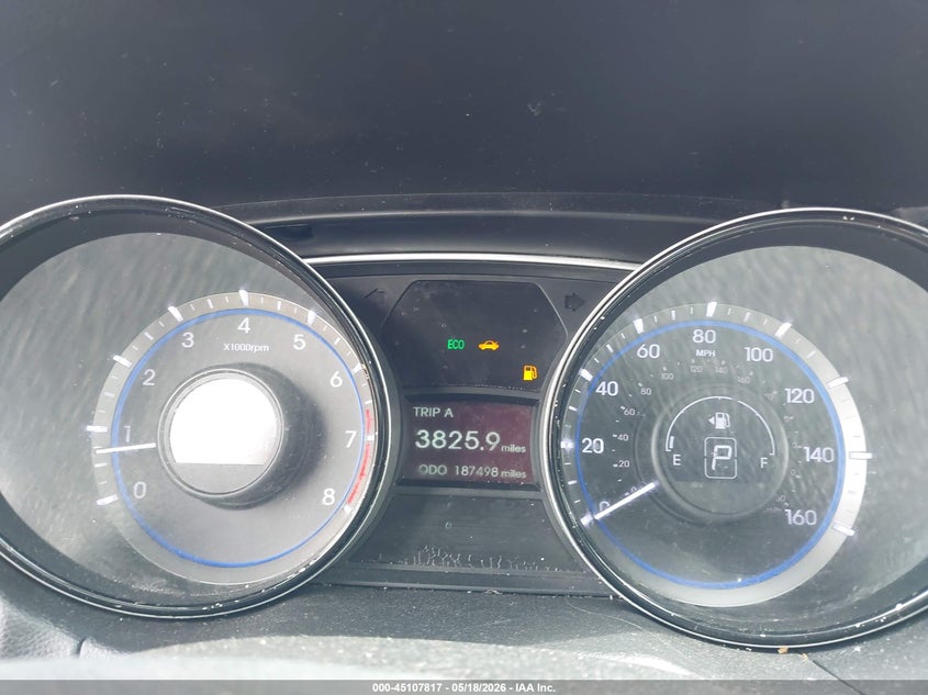 2013 Hyundai Sonata VIN 5NPEC4AC2DH548779 IAAI salvage auction — REAR END, Salvage (Louisiana), sold $425 on 2026-07-08 (photo 7)