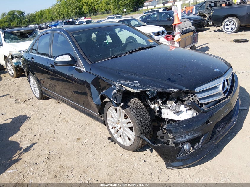 2009 Mercedes-benz C class VIN WDDGF81X69R066056 IAAI salvage auction — LEFT FRONT, Salvage (Tennessee), sold $550 on 2026-07-23 (photo 1)