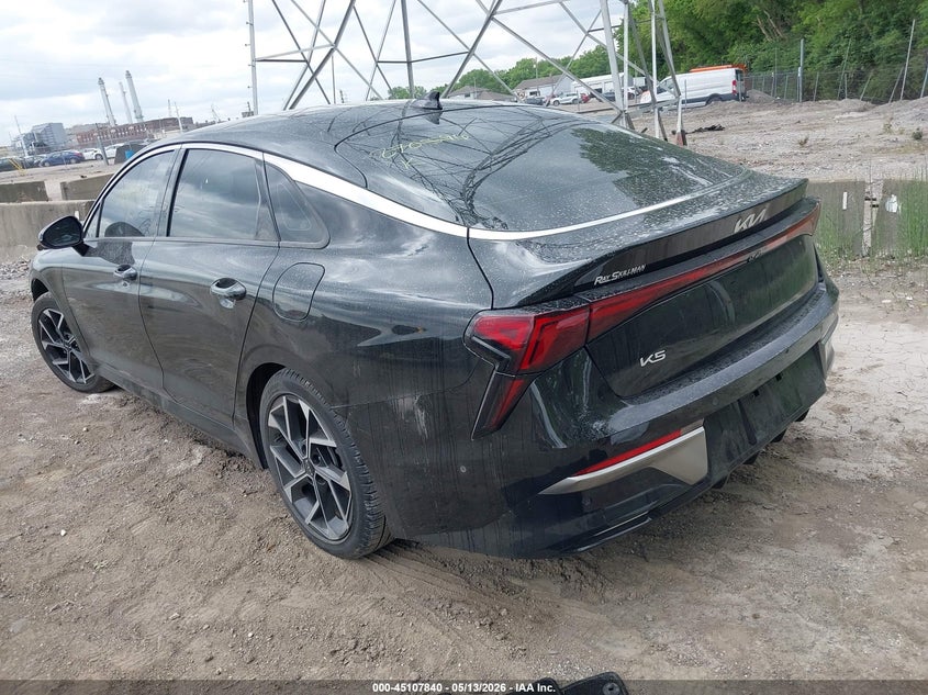 2025 Kia K5 VIN KNAG34J79S5270596 IAAI salvage auction — RIGHT SIDE, Salvage Title, sold $2,350 on 2026-07-29 (photo 3)