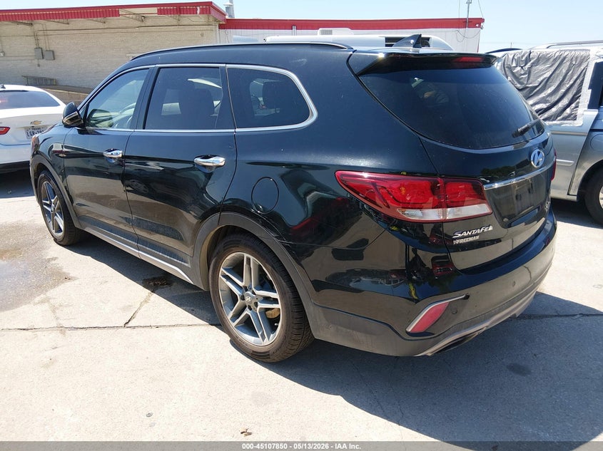 2017 Hyundai Santa fe VIN KM8SR4HF7HU175523 IAAI salvage auction — NORMAL WEAR, Original (Texas), sold $4,350 on 2026-07-06 (photo 3)