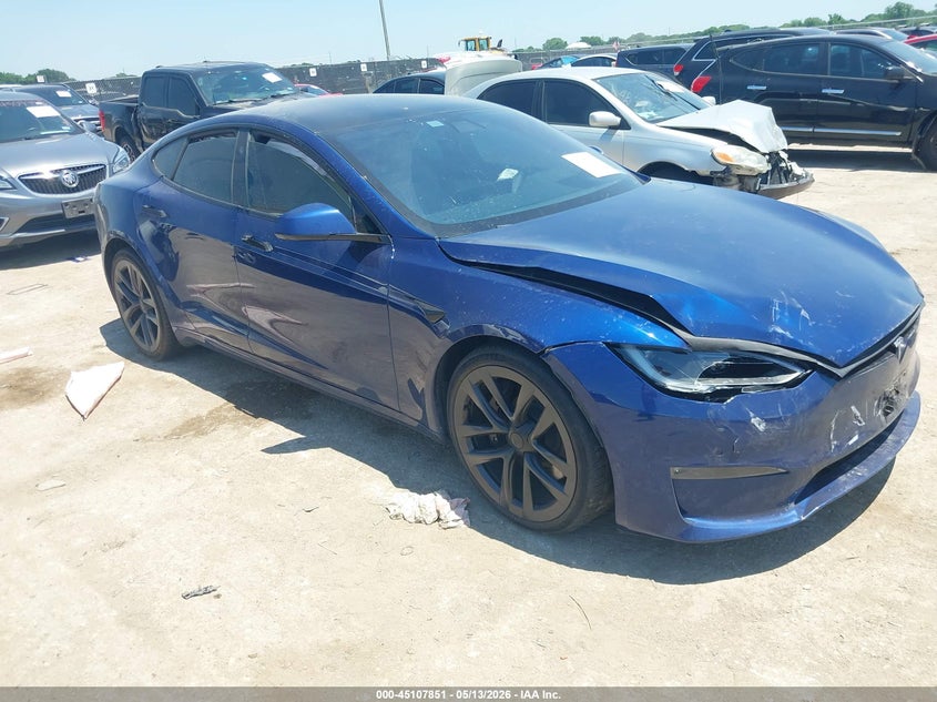 2022 Tesla Model s VIN 5YJSA1E68NF487031 IAAI salvage auction — FRONT END, Original (Texas), sold $40,200 on 2026-07-16 (photo 1)