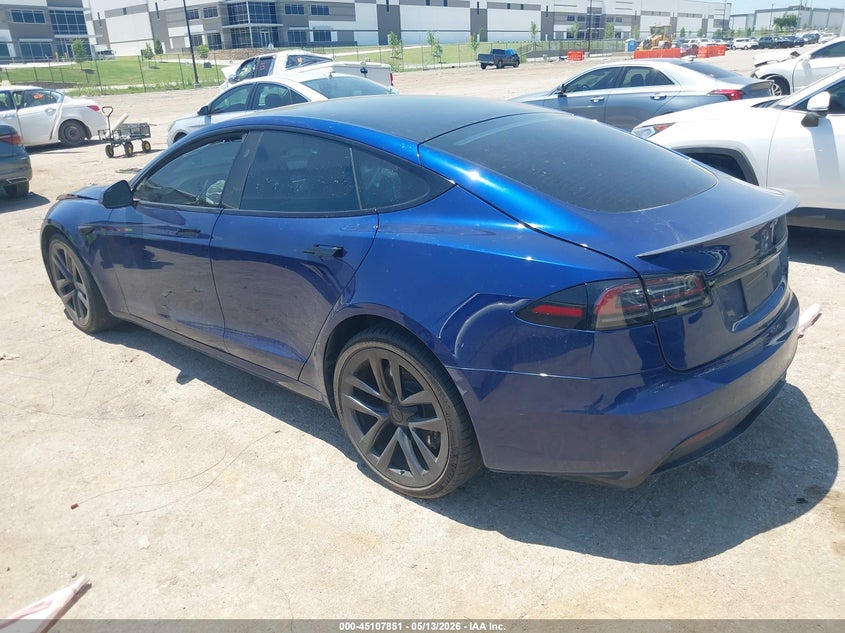 2022 Tesla Model s VIN 5YJSA1E68NF487031 IAAI salvage auction — FRONT END, Original (Texas), sold $40,200 on 2026-07-16 (photo 3)