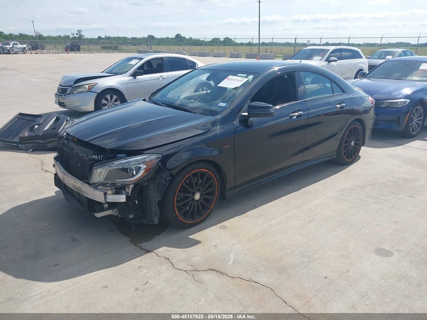 2016 Mercedes-benz Cla-klasse VIN WDDSJ4EB8GN344556 IAAI salvage auction — FRONT END, Original (Texas), sold $3,750 on 2026-07-31 (photo 2)