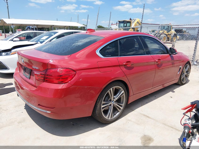2016 BMW 4er VIN WBA4A9C59GGL87995 IAAI salvage auction — RIGHT FRONT, Original (Texas), sold $4,000 on 2026-07-11 (photo 4)