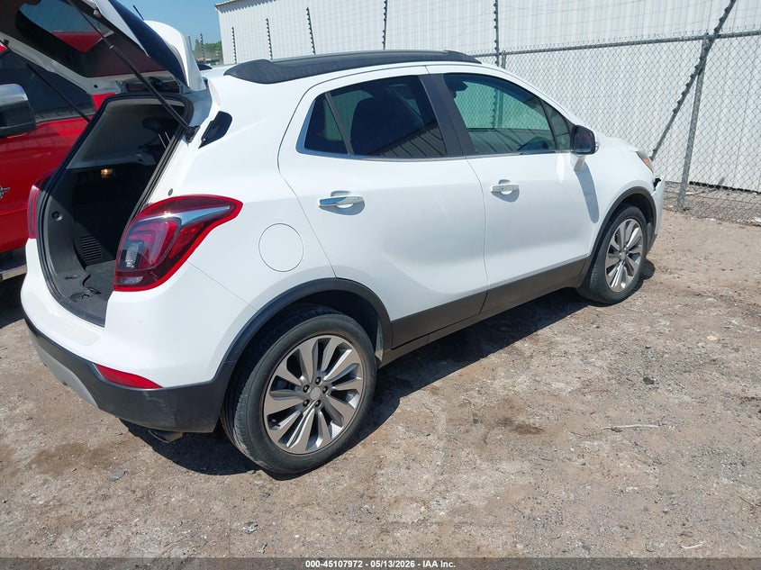 2018 Buick Encore VIN KL4CJASB1JB720163 IAAI salvage auction — FRONT END, Clear (Oklahoma), sold $3,075 on 2026-07-15 (photo 4)