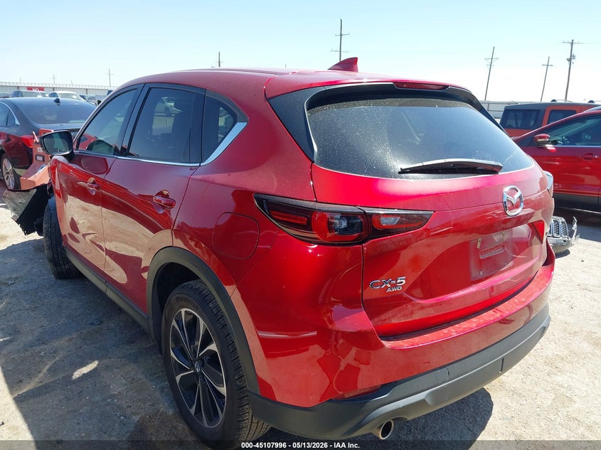 2023 Mazda Cx-5 VIN JM3KFBEM9P0291372 IAAI salvage auction — FRONT END, Salvage (Texas), sold $4,300 on 2026-07-29 (photo 3)