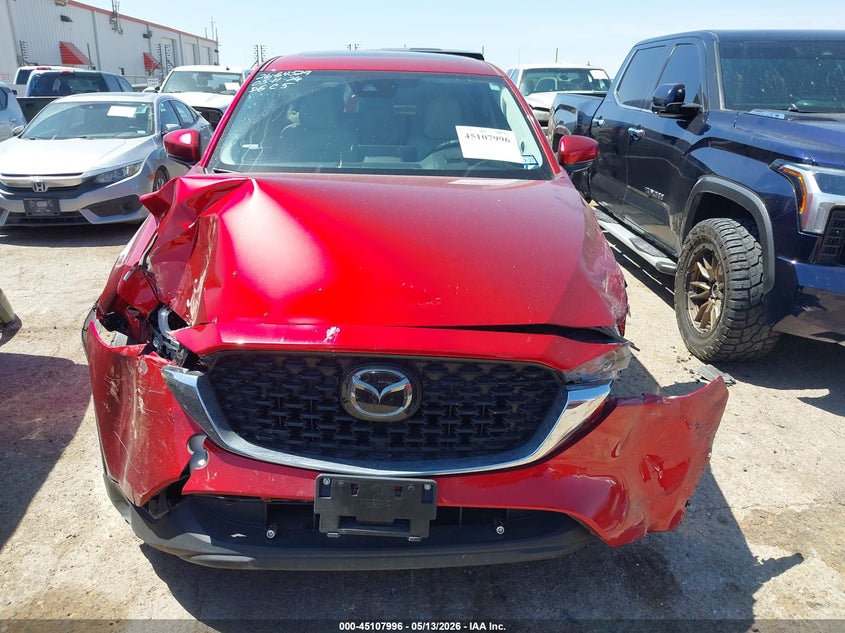 2023 Mazda Cx-5 VIN JM3KFBEM9P0291372 IAAI salvage auction — FRONT END, Salvage (Texas), sold $4,300 on 2026-07-29 (photo 6)