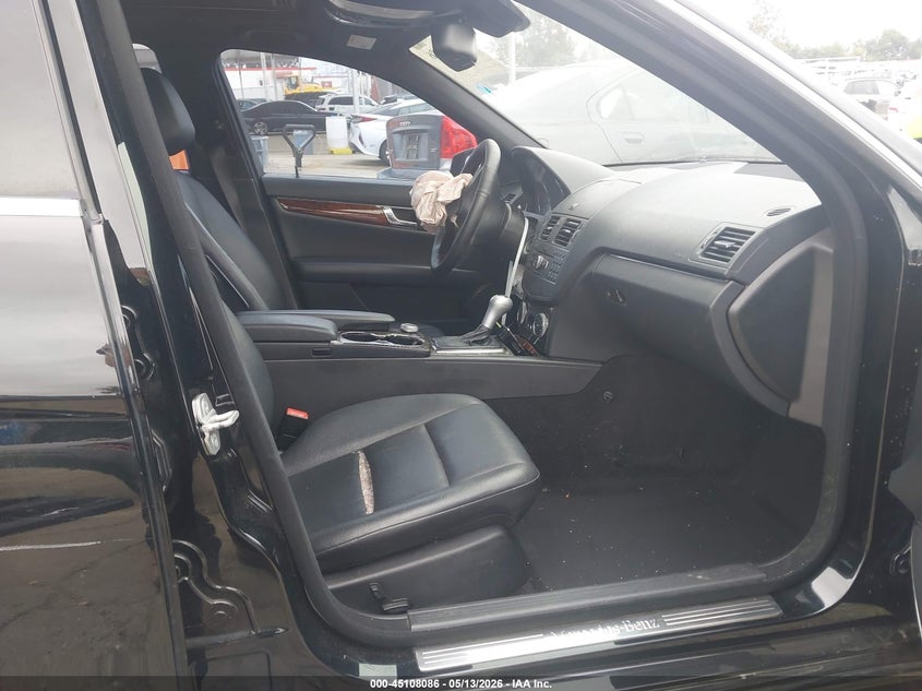 2011 Mercedes-benz C class VIN WDDGF5EB7BA515455 IAAI salvage auction — FRONT END, Salvage (California), sold $400 on 2026-07-08 (photo 5)