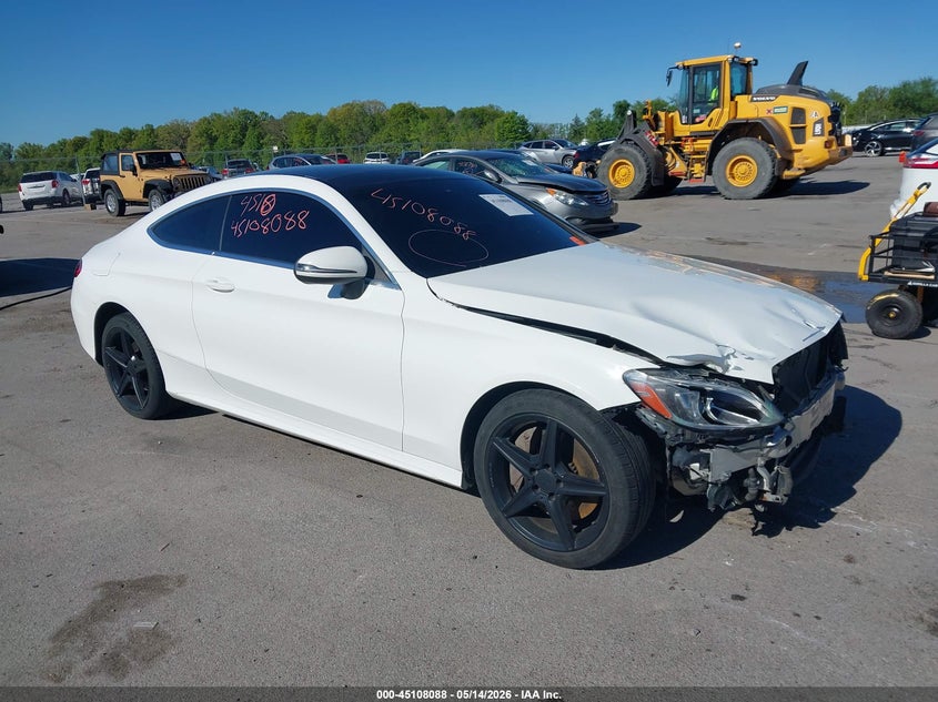 2017 Mercedes-benz C-klasse VIN WDDWJ4KB4HF420436 IAAI salvage auction — FRONT END, Salvage Title, sold $4,700 on 2026-07-17 (photo 1)