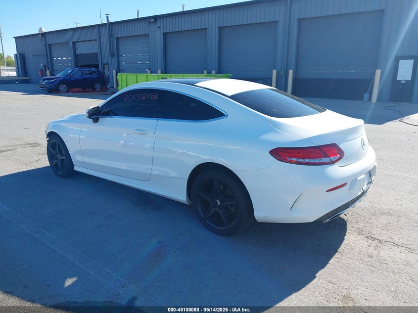 2017 Mercedes-benz C-klasse VIN WDDWJ4KB4HF420436 IAAI salvage auction — FRONT END, Salvage Title, sold $4,700 on 2026-07-17 (photo 3)