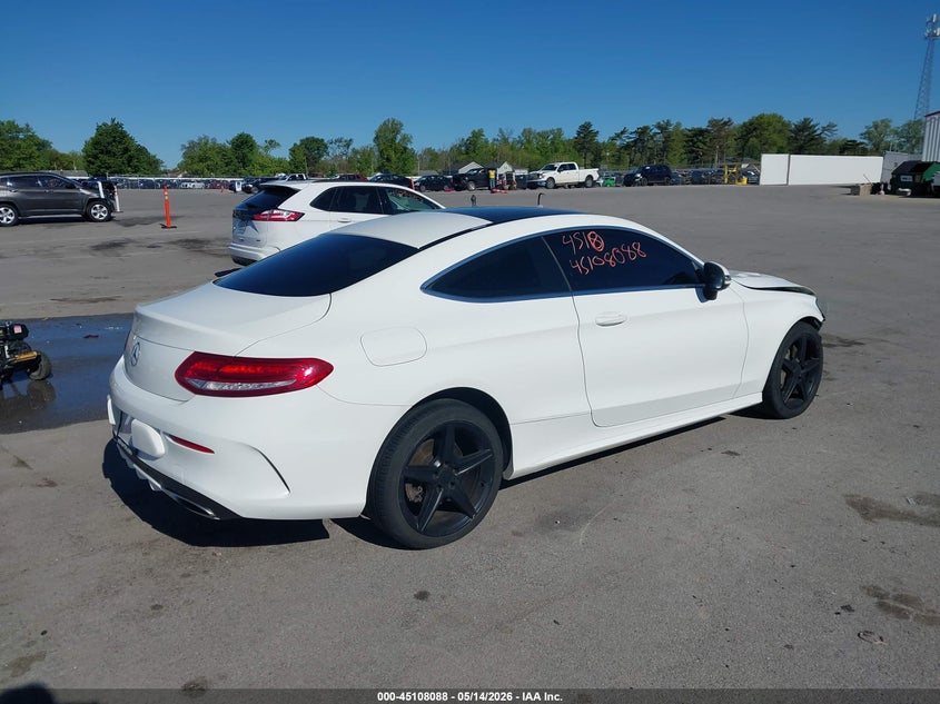 2017 Mercedes-benz C-klasse VIN WDDWJ4KB4HF420436 IAAI salvage auction — FRONT END, Salvage Title, sold $4,700 on 2026-07-17 (photo 4)