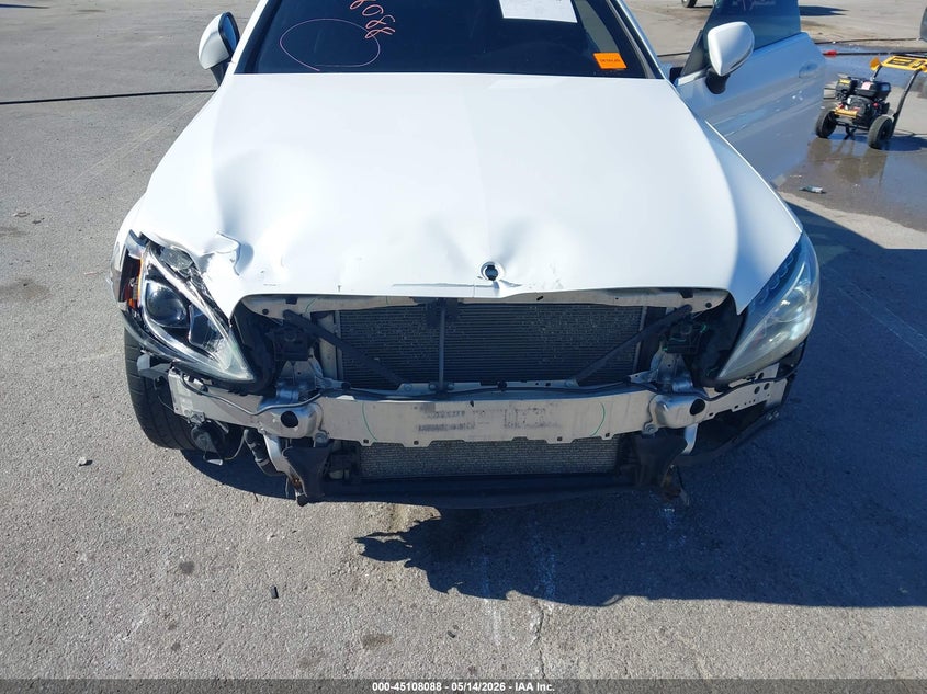 2017 Mercedes-benz C-klasse VIN WDDWJ4KB4HF420436 IAAI salvage auction — FRONT END, Salvage Title, sold $4,700 on 2026-07-17 (photo 6)