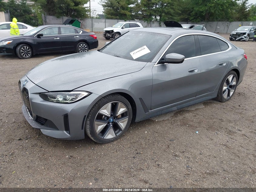 2024 BMW I4 VIN WBY43AW01RFS75813 IAAI salvage auction — SIDE, Salvage (Idaho), sold $15,700 on 2026-07-21 (photo 2)