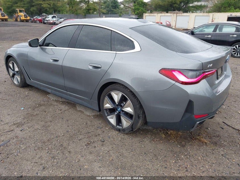 2024 BMW I4 VIN WBY43AW01RFS75813 IAAI salvage auction — SIDE, Salvage (Idaho), sold $15,700 on 2026-07-21 (photo 3)