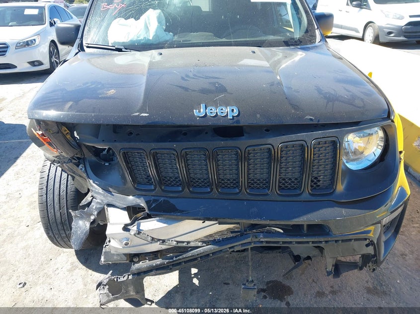 2021 Jeep Renegade VIN ZACNJCAB0MPM31682 IAAI salvage auction — FRONT END, Salvage (Kansas), sold $1,125 on 2026-07-24 (photo 6)