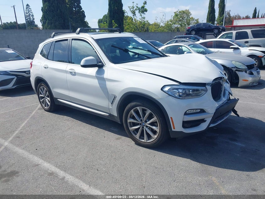 2019 BMW X3 VIN 5UXTR7C51KLE88249 IAAI salvage auction — FRONT END, Salvage (California), sold $4,700 on 2026-07-09 (photo 1)