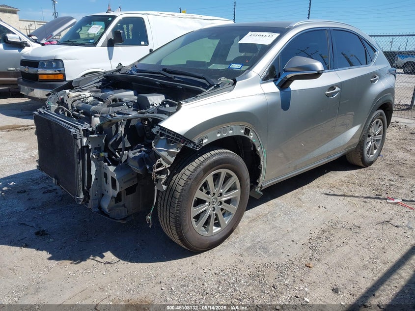 2019 Lexus Nx VIN JTJYARBZ3K2150169 IAAI salvage auction — FRONT END, Original (Texas), sold $6,300 on 2026-07-20 (photo 2)