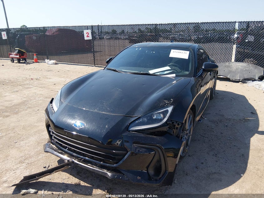 2022 Subaru Brz VIN JF1ZDBF1XN8700260 IAAI salvage auction — WATER/FLOOD, Salvage (Texas), sold $4,150 on 2026-07-07 (photo 2)